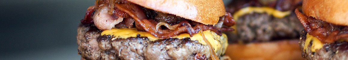 Eating Burger at Burger Express restaurant in Federal Way, WA.